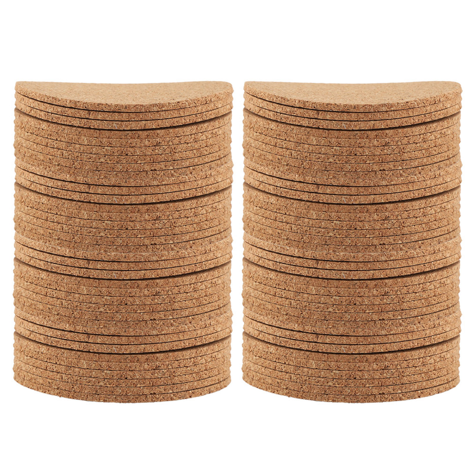 100 Runde Untersetzer Aus Holz Für Tassen, Tee, Kaffee Und Mehr, Tischdekoration Für Zuhause