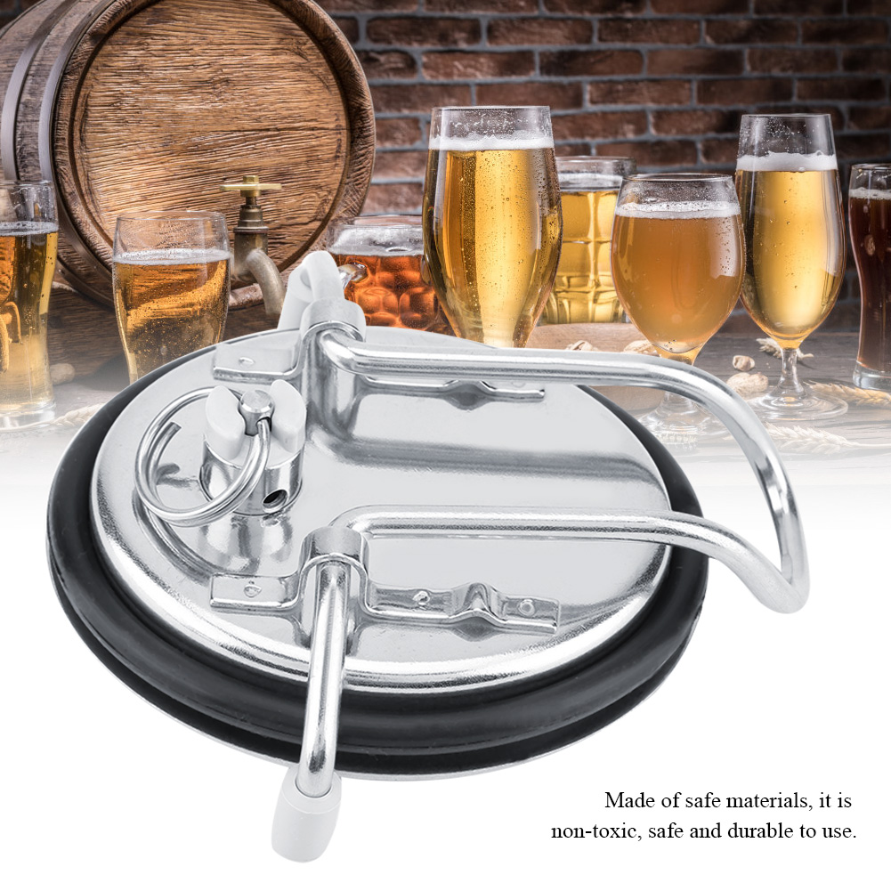 Ersatzdeckel Aus Edelstahl Für Bier- Und Limonadenfässer, Zubehör Für Hobbybrauer, Robuster Fassdeckel