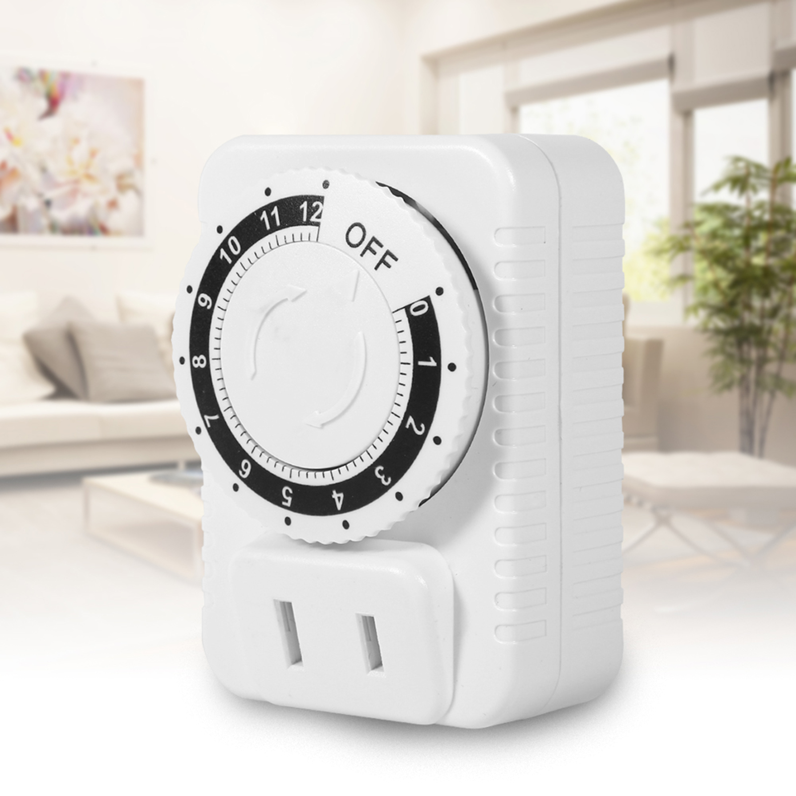 12-stunden-programmierbarer Digitaltimer, Mechanisch-elektrische Zeitschaltuhr, Wand-countdown-timer, Automatischer Schalter, 1 Stück, 230 V