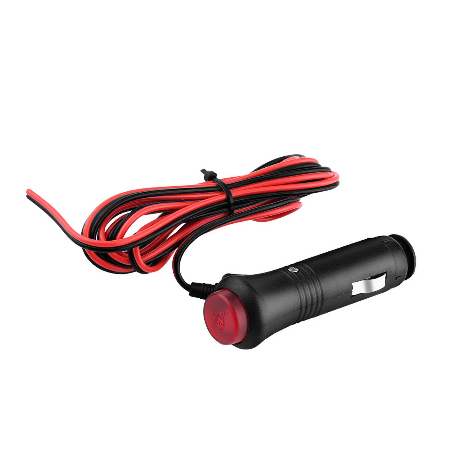 Kfz-zigarettenanzünder-adapterstecker (1,5 M) Für 12 V Und 24 V Mit Schalter Und Sicherung