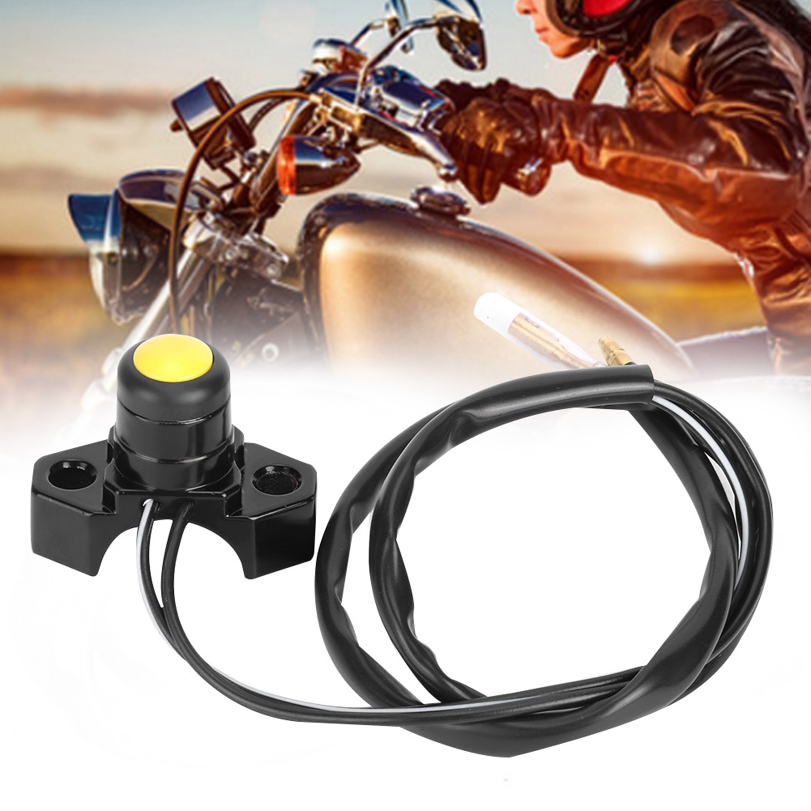 Motorstart-/stoppschalter Für Motorradlenker, Passend Für Pitbikes, Dirtbikes, Quads, Atvs, Ford Modell A, Not-aus-start-knopf, Universalschalter