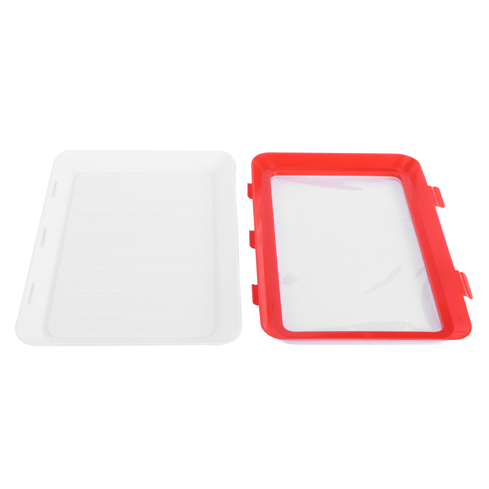 Set Aus 3 Lebensmittelaufbewahrungsschalen, Kühlschrankbehältern, Luftdichten Küchenaccessoires.