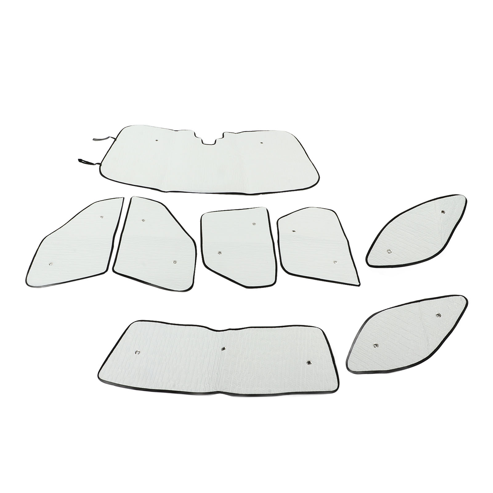 8-teiliges Set Sonnenschutzblenden Aus Doppellagigem Aluminium Und Pe-baumwolle Für Land Rover Discovery L462 Ab 2017, Uv-schutz, Verdunkelung Des Innenraums, Autozubehör.