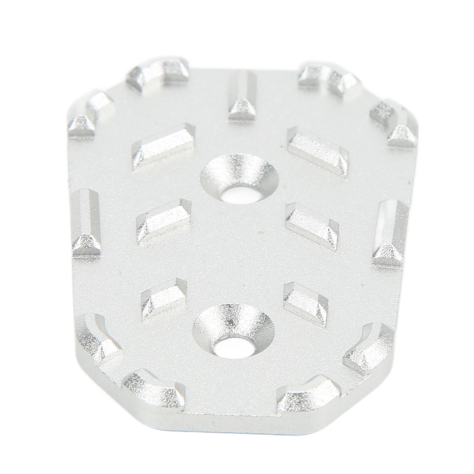 Cnc-gefräster Motorradbremshebel Aus Aluminiumlegierung Und Verbreiterte Fußraste, Ersatzteil Kompatibel Mit Cb500x 2017–2020, Silber, Vergrößertes Bremspedal