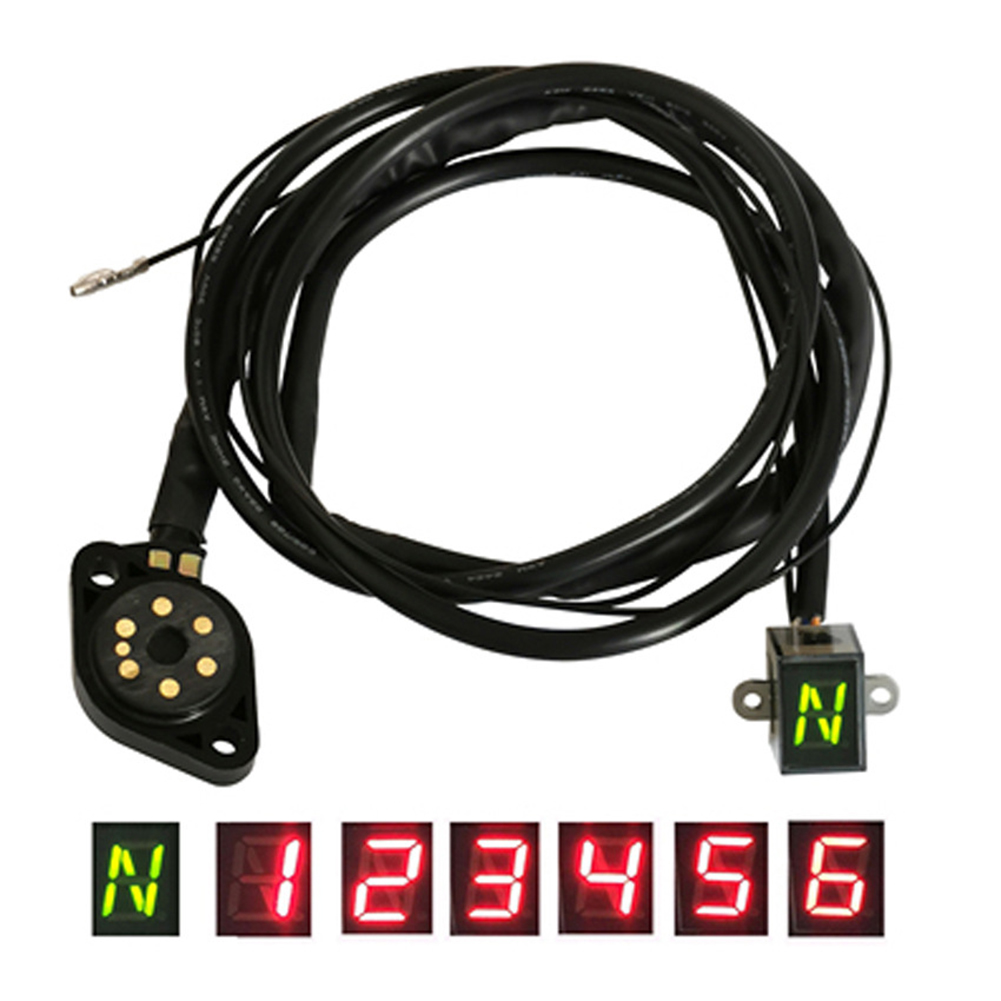 Universeller Digitaler Motorrad-tachometer, Ganganzeige Mit Gangschaltsensor, Led-anzeige, 12v-kompatibel, Einfache Installation Für Alle Motorradtypen.