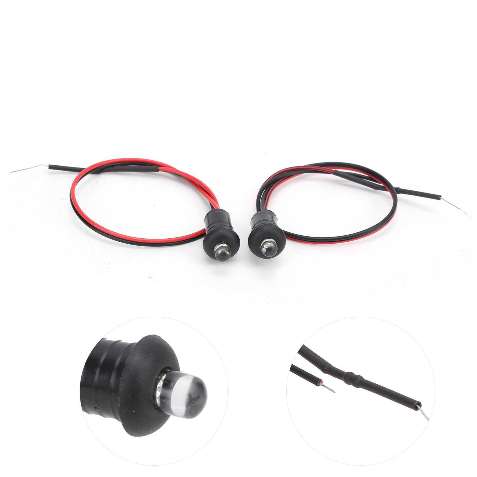 Set Mit 2 Led-alarmattrappen, Blau, Diebstahlschutz, Universell, 12 V, Für Boote, Wohnmobile, Motorräder, Häuser, Sicherheit