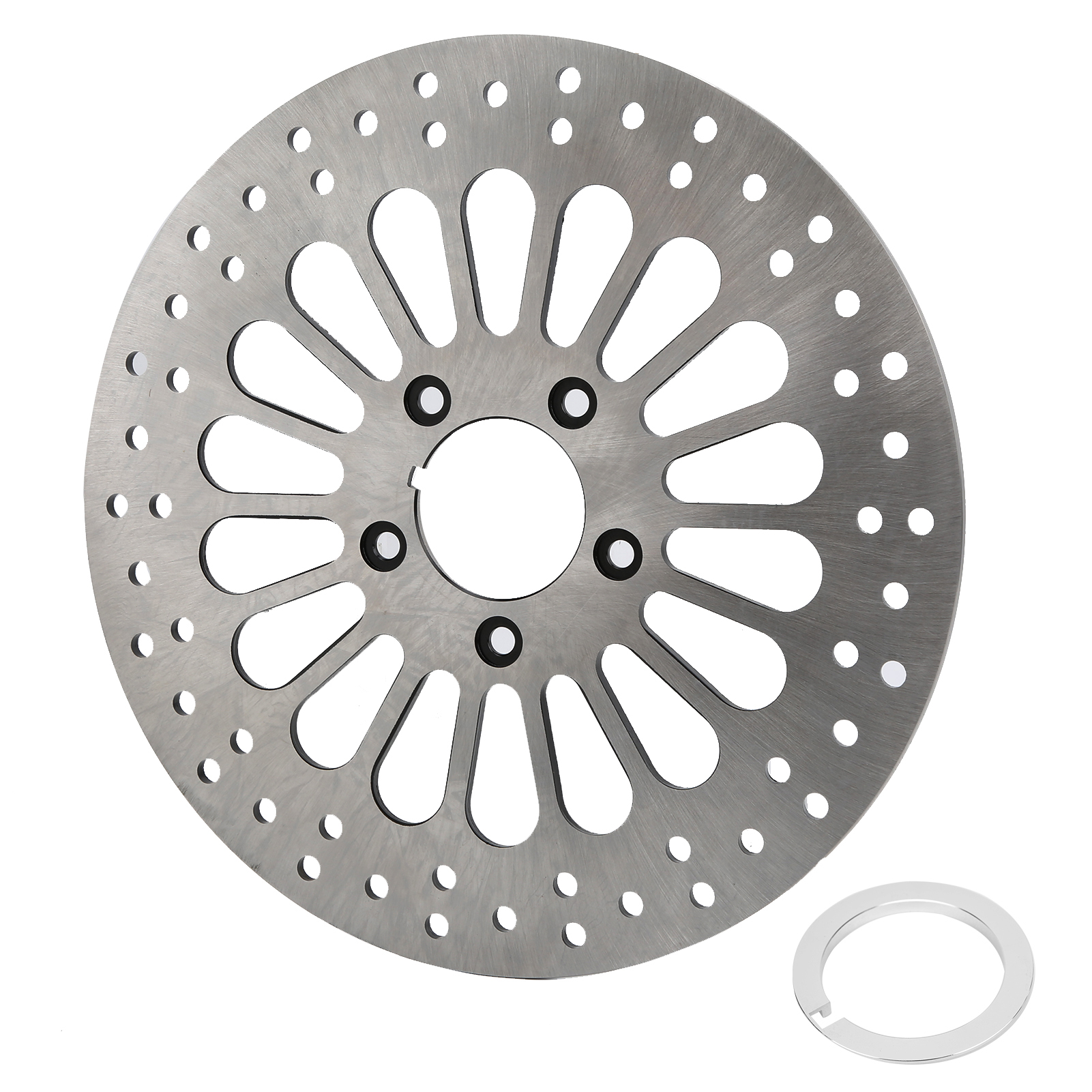 Motorrad-vorderradbremsscheibe, 5 Löcher, Ø 292 Mm/11,5 Zoll Bohrung, 58 Mm/2,3 Zoll Bohrung, Ersatz Für Touring 2000-2007, Kompatible Bremsbeläge