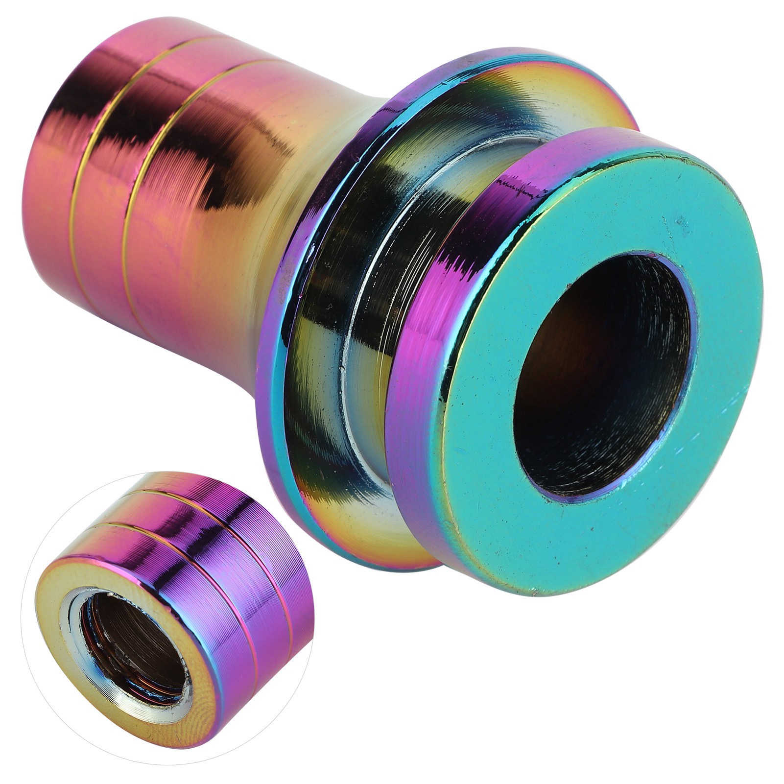 Adapterring Aus Aluminium Für Schalthebel M12x1,25, Manschettenbefestigung, Für Schaltgetriebe, Mehrfarbig, Montagesatz