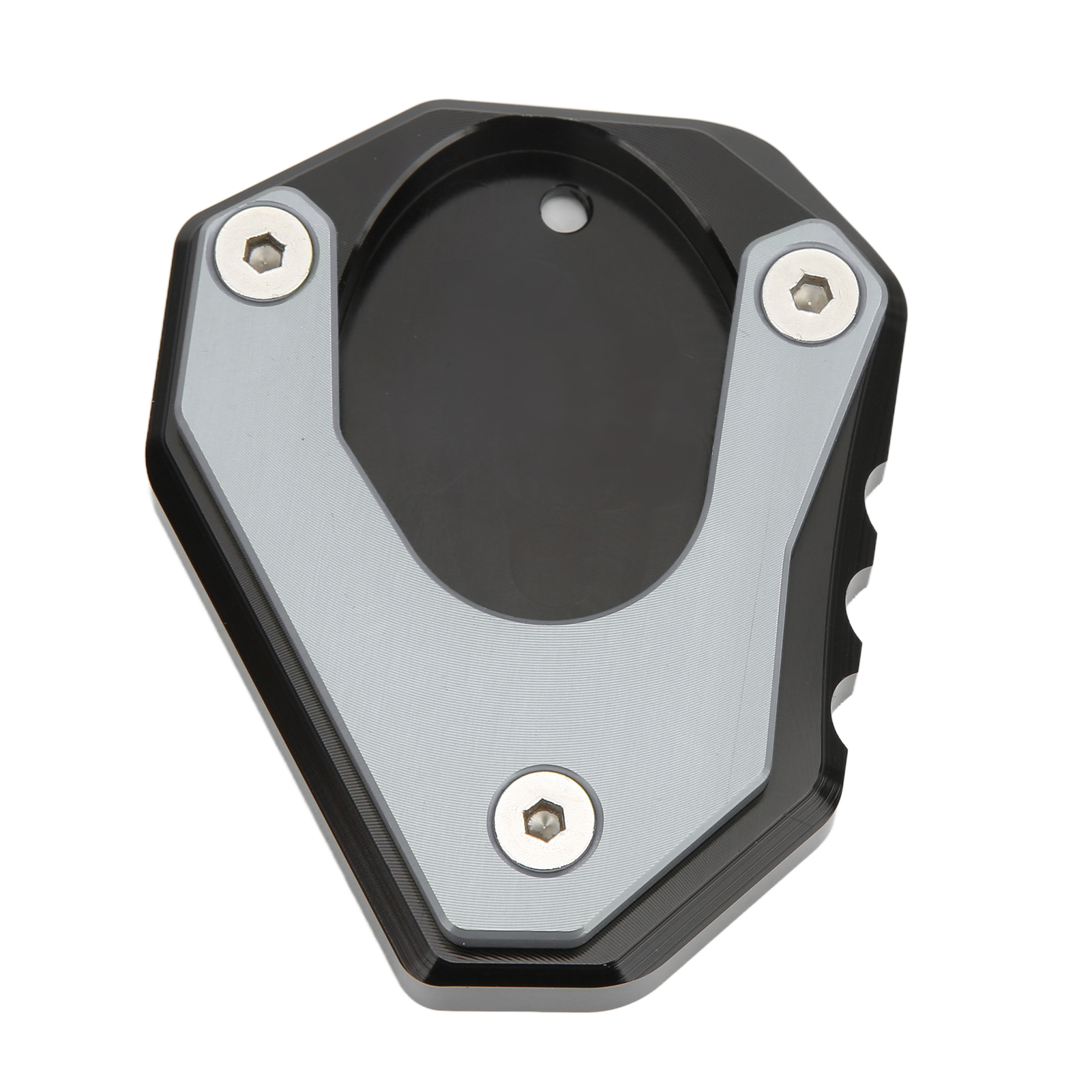 Seitenständerverlängerung Für Motorräder, Aluminiumlegierungsplatte Für Ninja250 300 400 Ab 2018, Titanfarbe, Stabilisierungspad