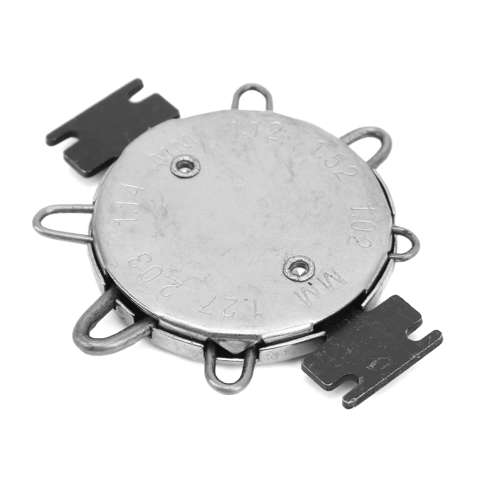 Elektrodenabstandsmesser 0,64–1,14 Mm (0,025–0,045 Zoll), Motorrad-mess- Und Einstellwerkzeug, Zündkerzenlehre, Schwarz/silber
