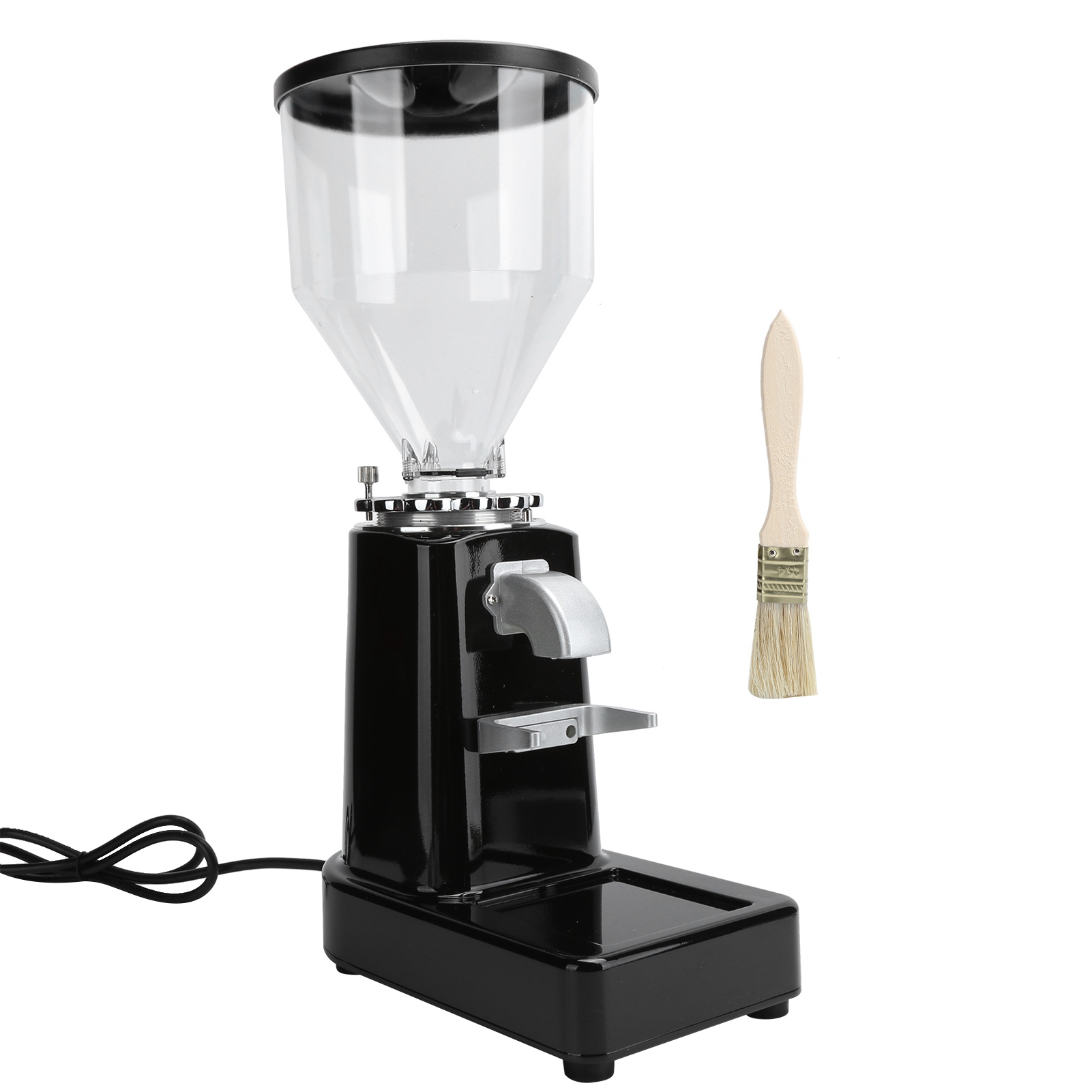 Professionelle Und Elektrische Kaffeemühle Für Den Hausgebrauch, 220 V, Schwarz, Bohnenmühle Für Die Küche, Robust, Feiner Mahlgrad