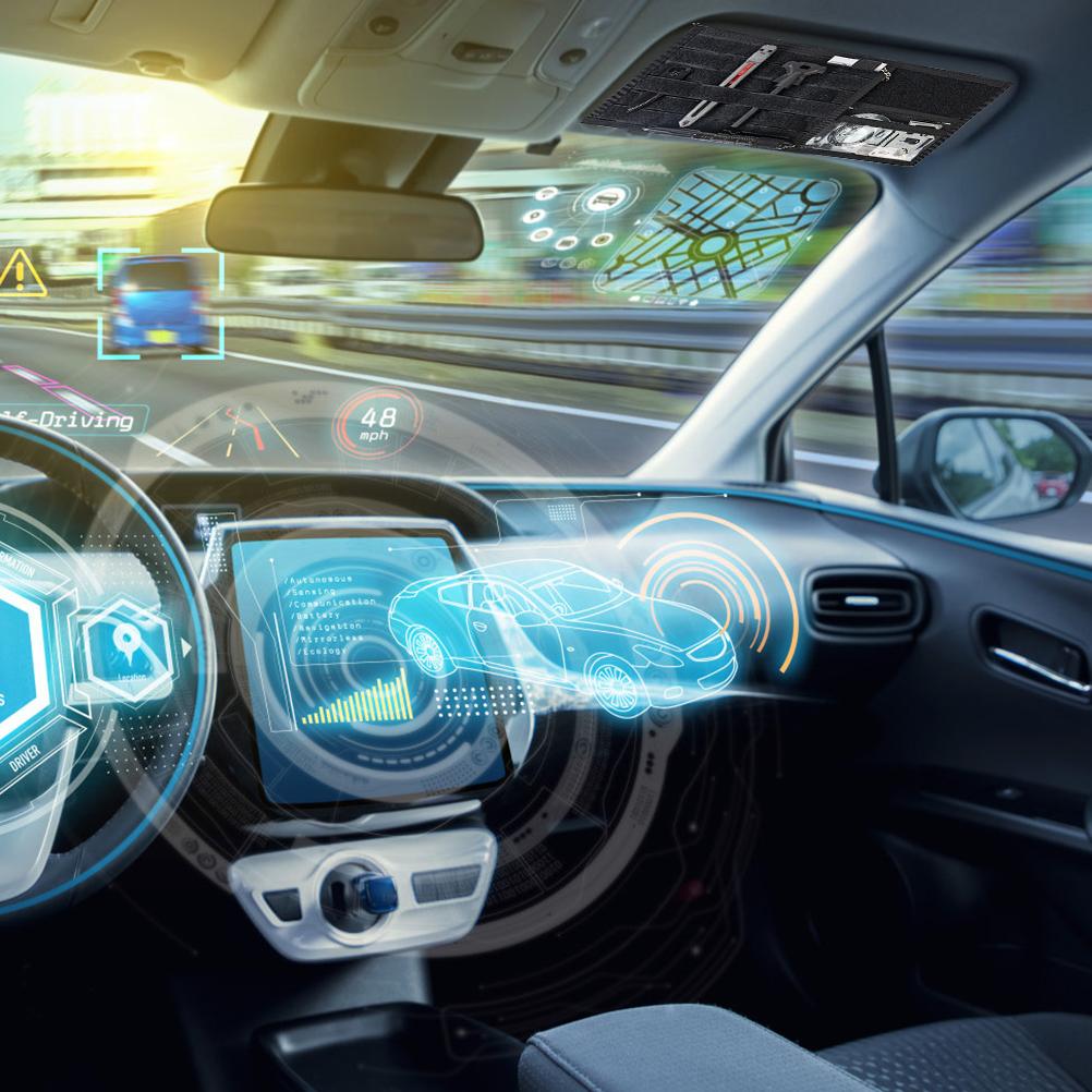 Aufbewahrungstasche Für Die Sonnenblende Im Auto, Verstellbarer Und Strapazierfähiger Organizer, Sonnenbrillenetui, Sonnenblendenverkleidung, Praktisches Zubehör.