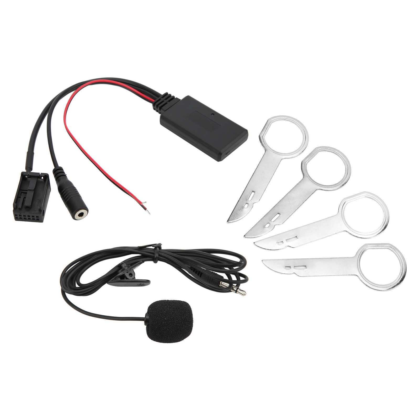 Kabelloser Bluetooth-adapter Mit Aux-eingang, Freisprecheinrichtung Mit Eingebautem Mikrofon, Ersatz Für Ford Focus 2004 Und Später, 6000cd Autoradio.