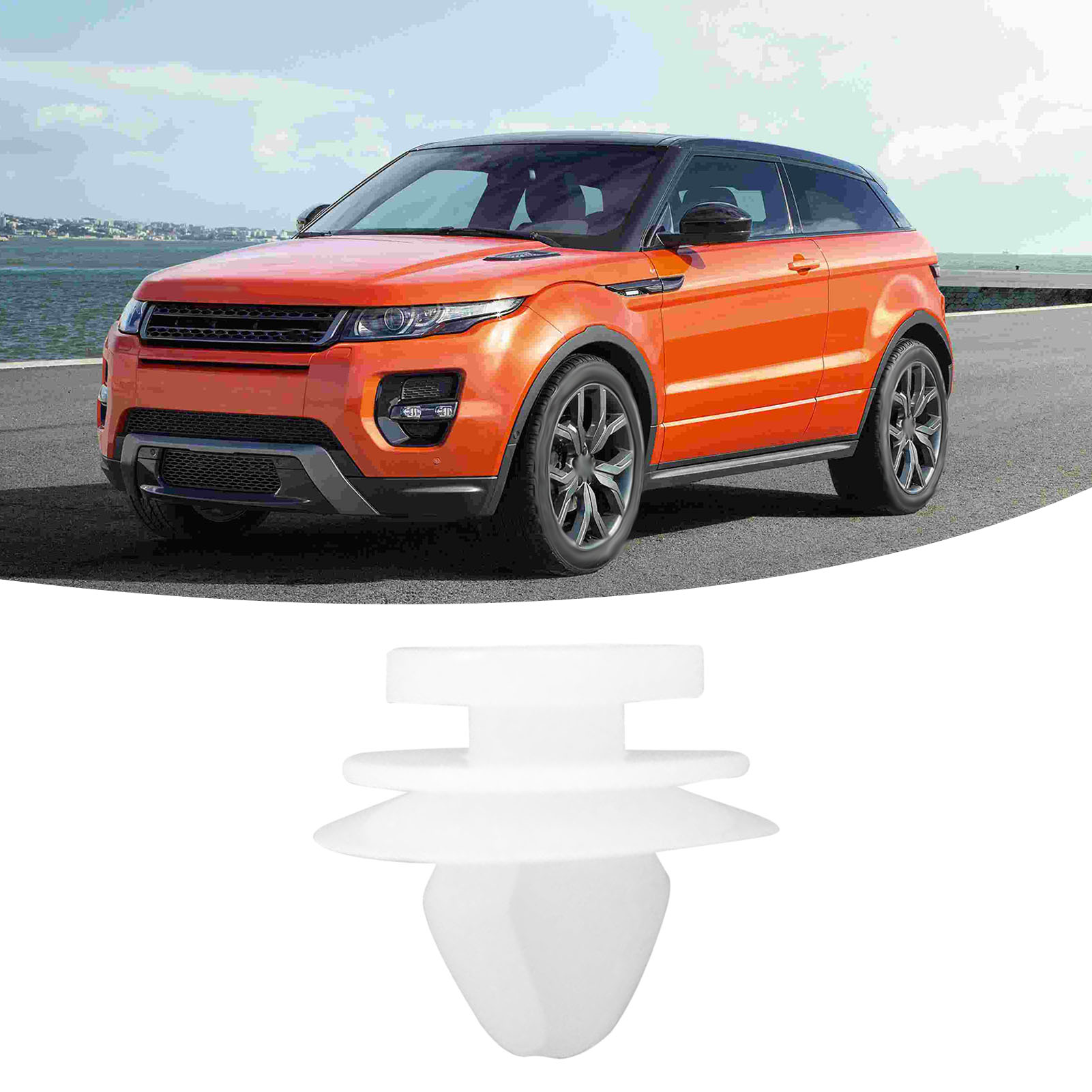 Schwellerleistenbefestigung Lr028939, Untere Türverkleidungsbefestigung Für Range Rover Evoque, Seitlicher Schutzhalteclip, 4er-set, Schwarzer Kunststoff.