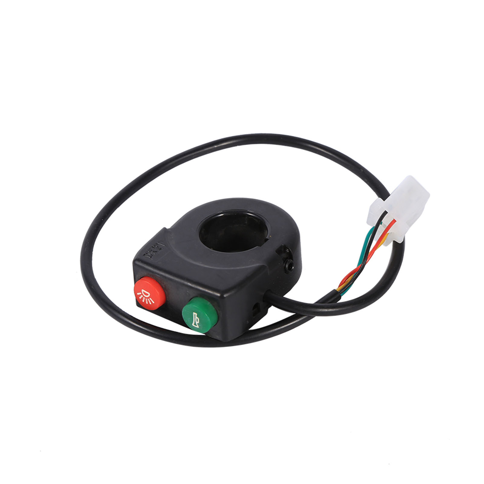 Lenkerschalter Für Motorrad/roller, Schwarz, Mit Ein-/ausschalter Für 12-v-scheinwerfer/hupe, Motorradkompatibel