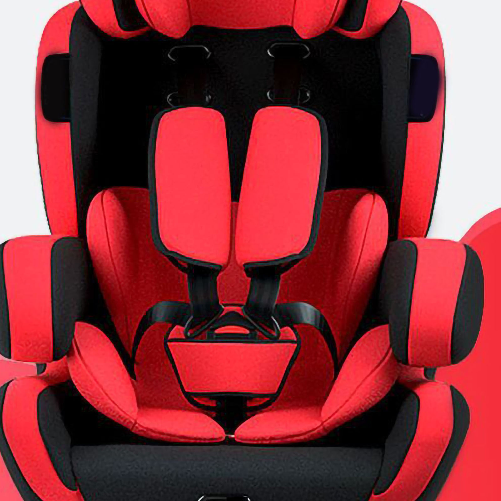 3-in-1-autositz, Wendbar Und Wiederverwendbar, Stabile Sicherheitsschale Für Babys, Kinder Und Kleinkinder, Universell, Rot Und Schwarz