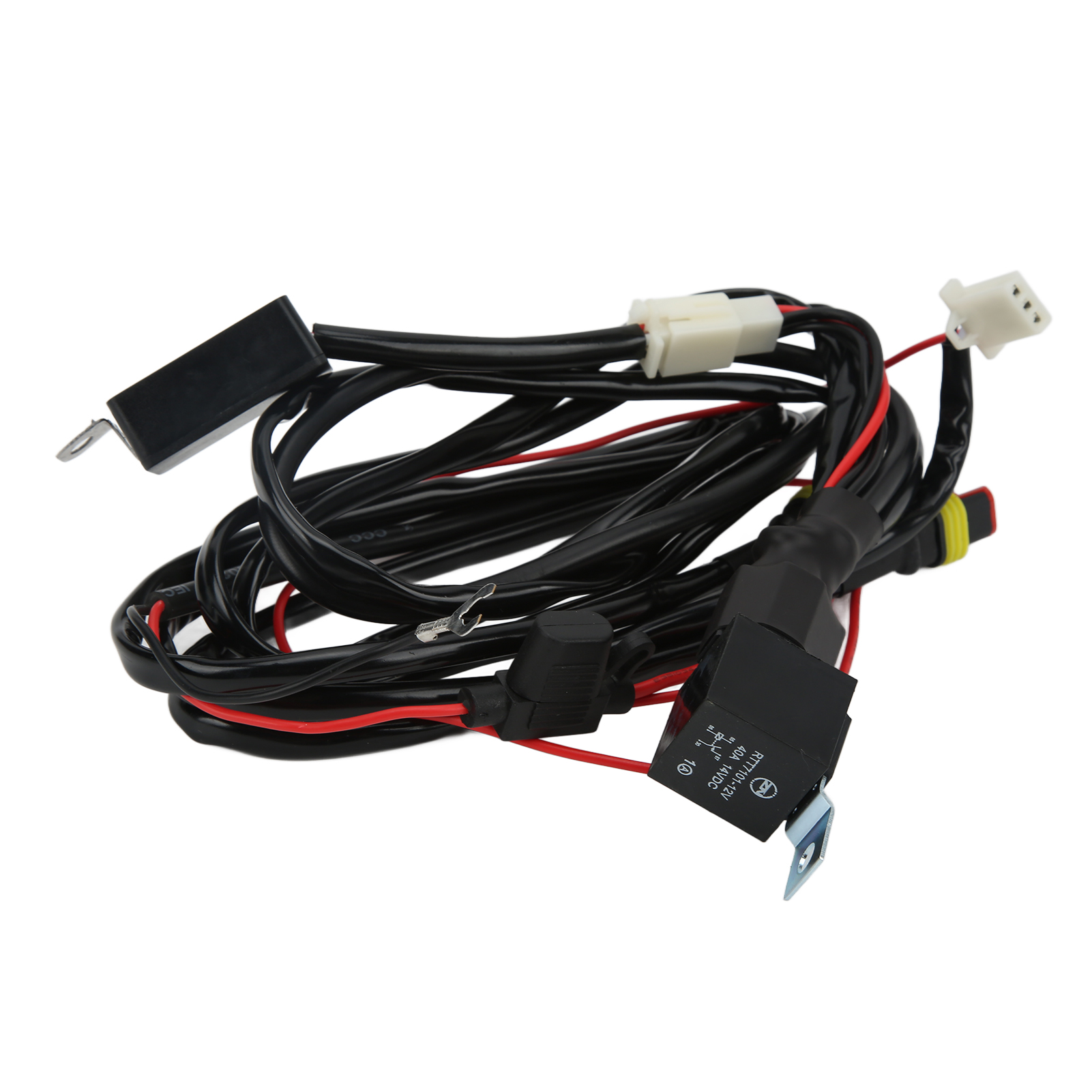 4 M Langer, 14 Awg Led-kabelbaum Mit 40-a-relais Und -sicherung, Schalter Für Motorrad, Suv, Quad Und Utv, Robustes Kabelset