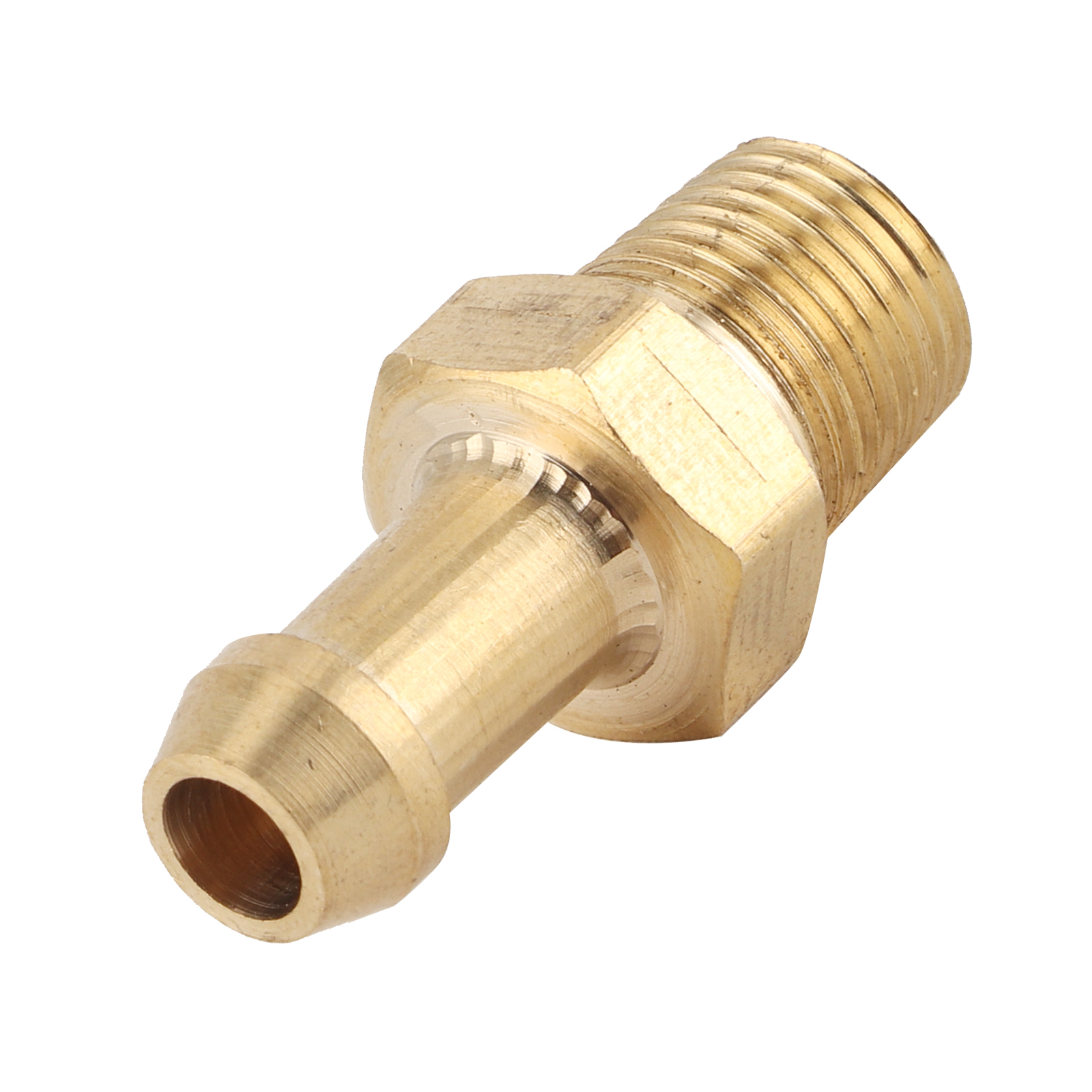 Messinganschluss Für Turbolader-ladedruckverdichter, 1/8 Zoll 27 Npt-anschluss, Vergoldet, Schlauchanschluss, Turboladerteil