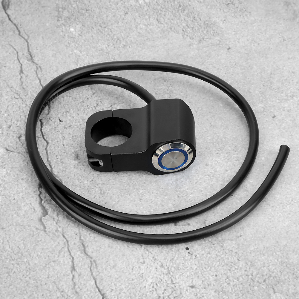 22 Mm / 0,87 Zoll Wasserdichter Stahl-scheinwerfer-lenkerschalter Für Motorrad/atv