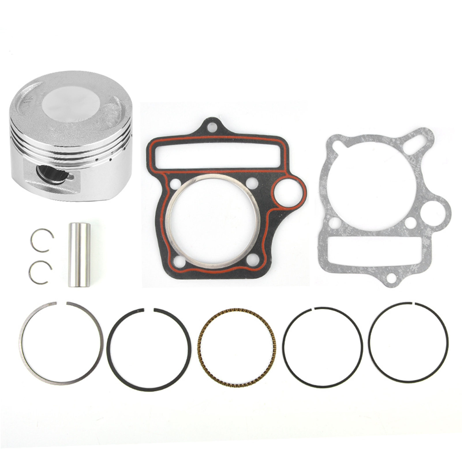 54-mm-kolbensatz Für 125-cm³-motoren Mit Kolbenringen Und Dichtungen Für Loncin Lifan-motoren, Kompatibel Mit Quads, Karts Und Motorrädern