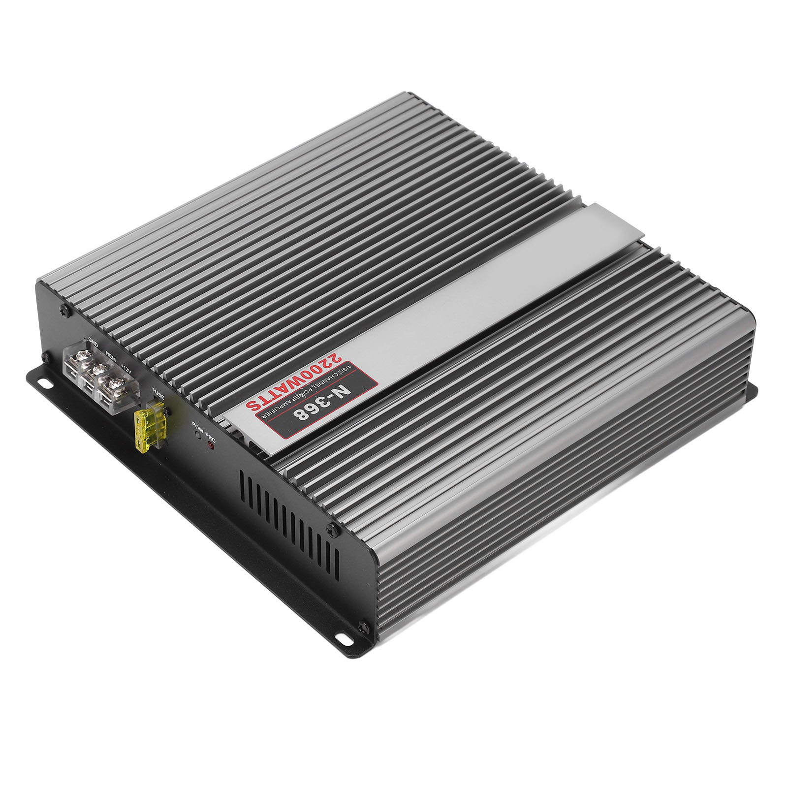 12v 2200w Silberner Auto-verstärker, Universal-audioverstärker Für Subwoofer, Hochleistungs-autoradio