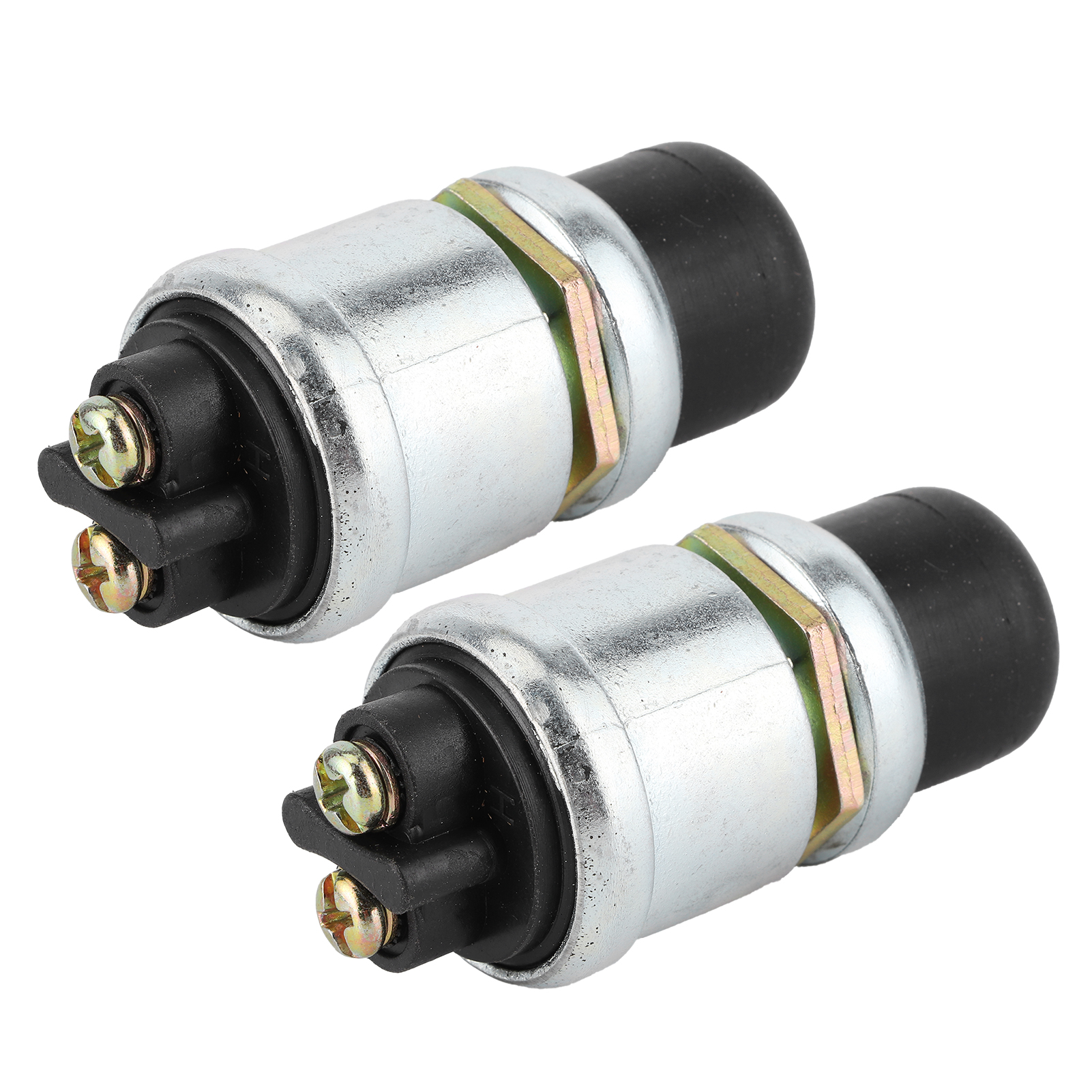 2-teiliger Motorstartknopf-druckknopfschalter Spst Wasserdicht 50a 12v Auto Boot