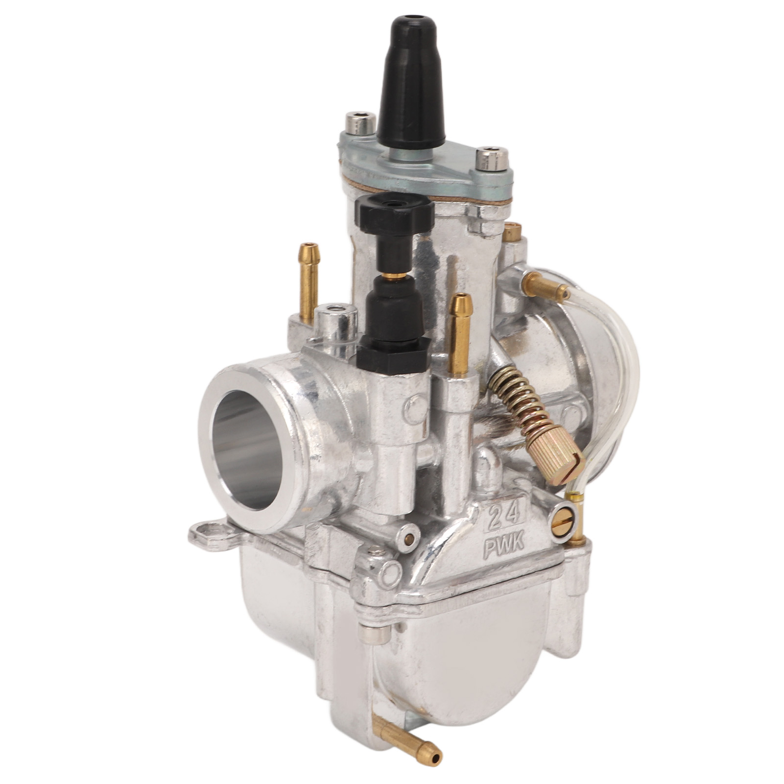 Universeller 24-mm-metallvergaser Für 50-110 Cm³ Quads, Motorräder, Roller, Atvs, Ersatzteil, Silber, Hohe Leistung.