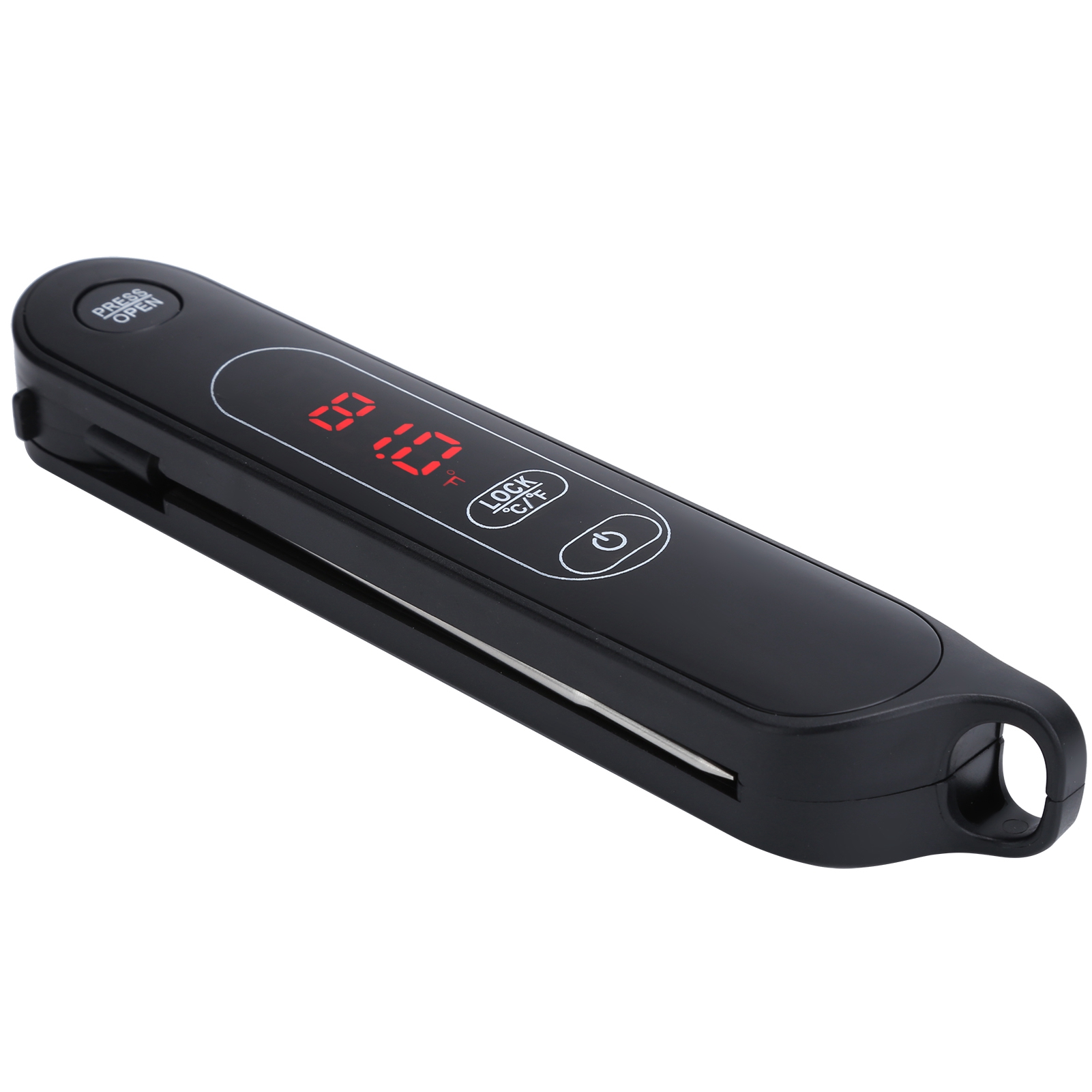 Faltbares Led-fleischthermometer, Sofortige Ablesbarkeit Zum Kochen, Grillen Und Barbecue