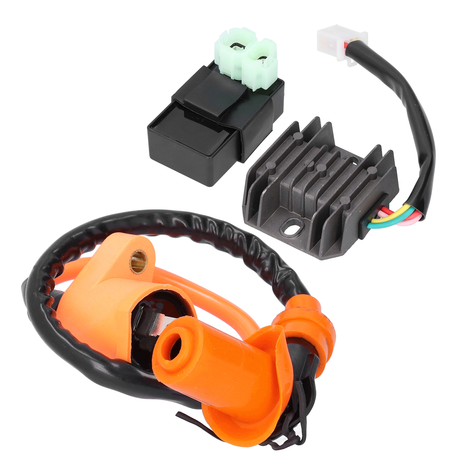 Zündspule, Gleichrichter, Magnetschalter, Relais, Zündkerze, 6-poliger Ac-cdi-kit Für Gy6 50ccm, 125ccm Und 150ccm Roller Und Rennquads