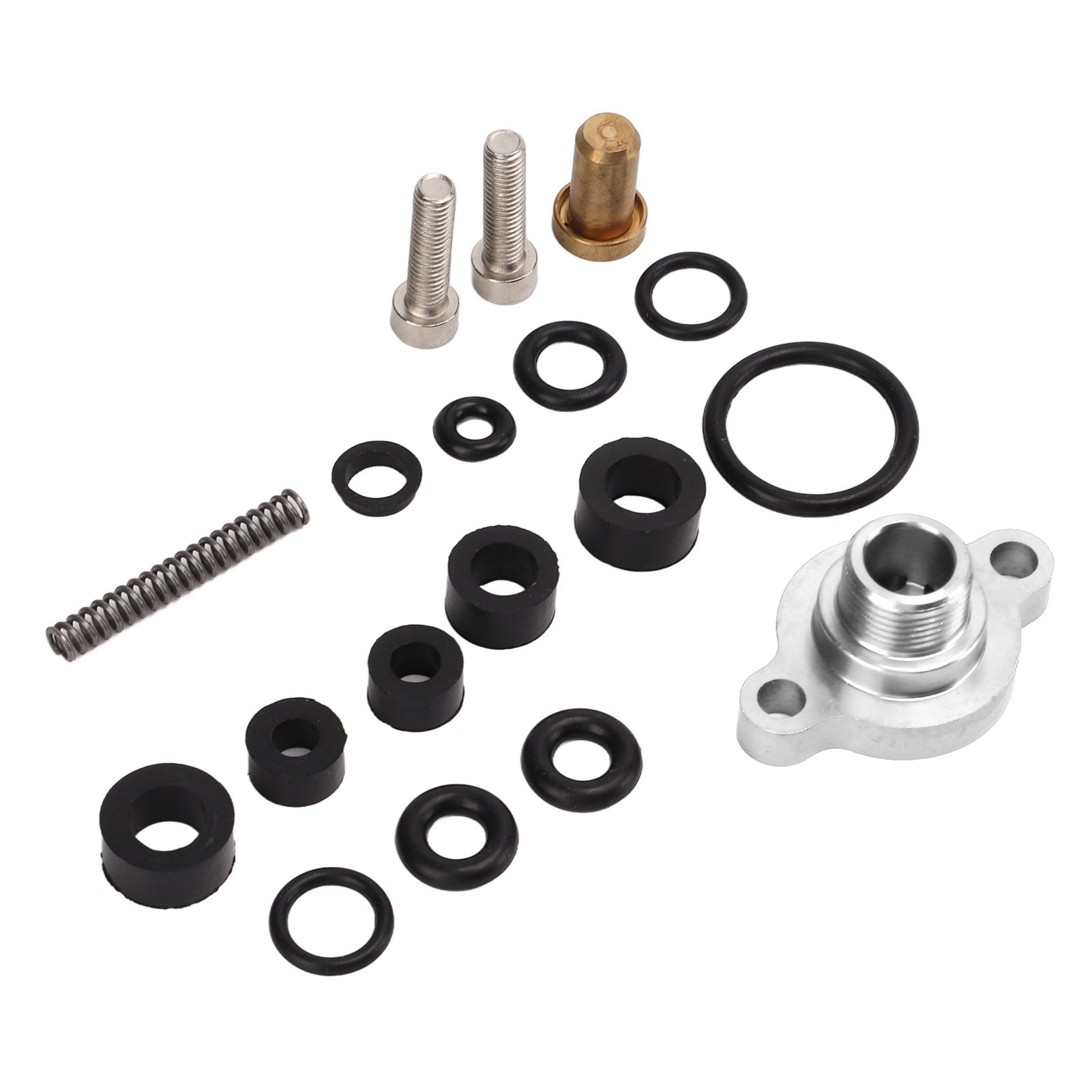 Kraftstoffdruckfeder-reparatursatz Mit Dichtung Dd-9h323-7.3, Kompatibel Mit Ford 7.3l Powerstroke Diesel (99-03), Silberfarben, Abgedichtete Baugruppe