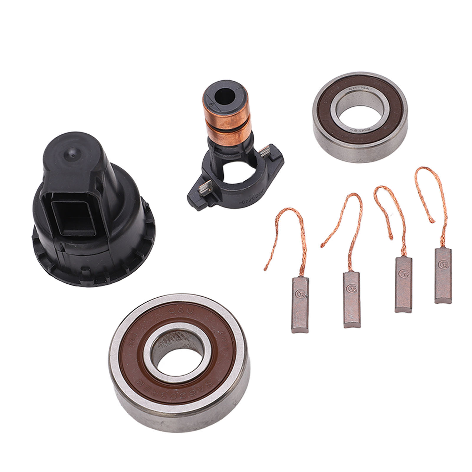Lichtmaschinen-reparatursatz, Kohlebürsten, Schleifringe, Lager 230090, Kompatibel Mit Bosch 0124515010, Ersatzteilset