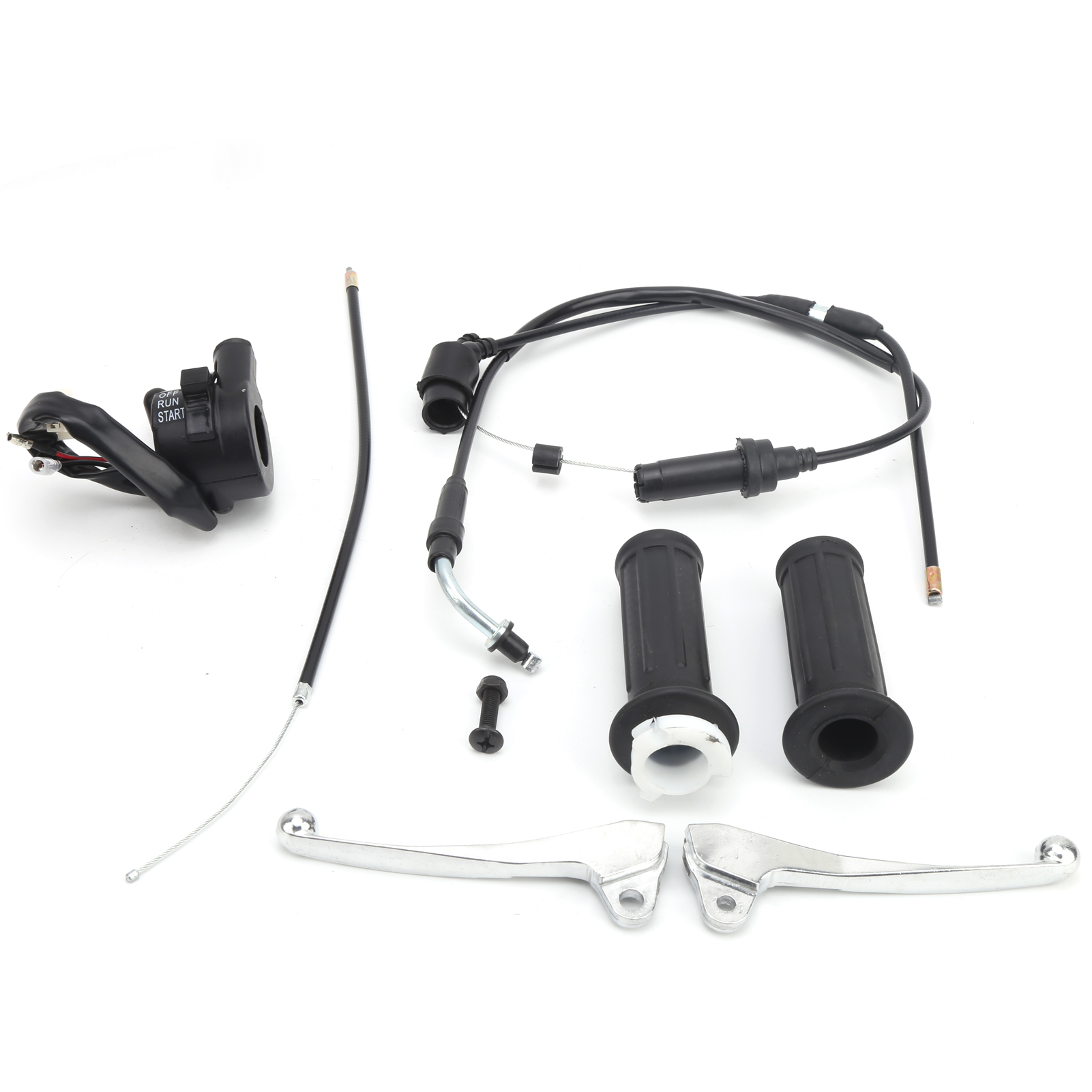 Gasgriff, Kabel, Bremshebel, Zündschalter-kit Für Yamaha Yzinger 50/peewee Pw50