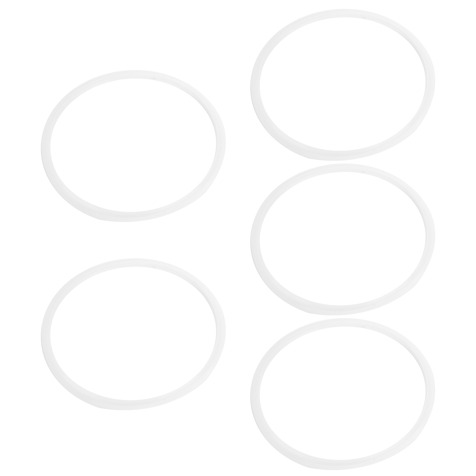 Universeller Dichtungsring Für Schnellkochtöpfe, Set Mit 5 Transparenten Edelstahlringen, 26 Cm O-ring.