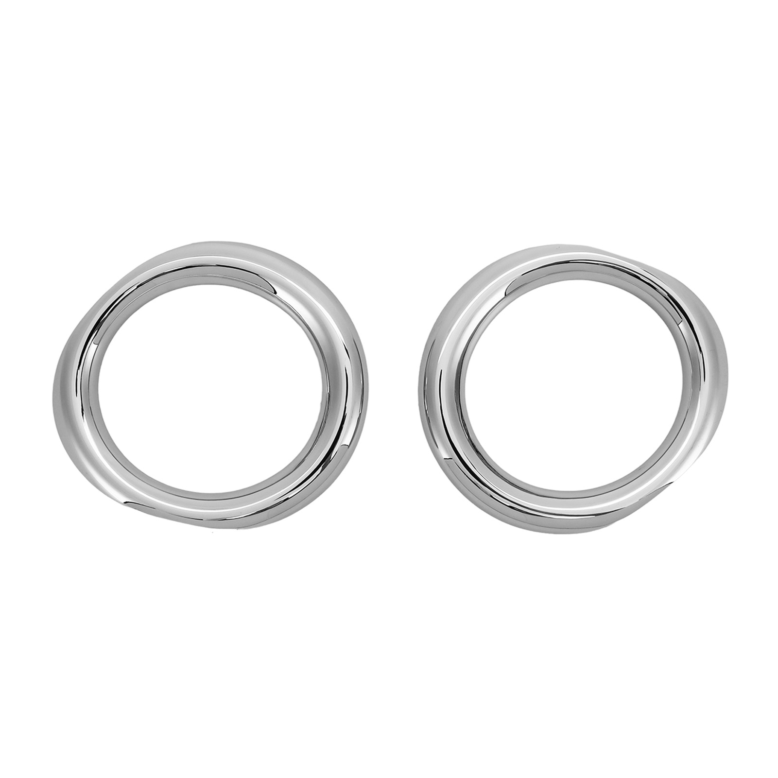 2 Chrom-zierringe Für Nebelscheinwerfer Chr 2016–2018, Glänzende Ersatzblenden, 2er-set