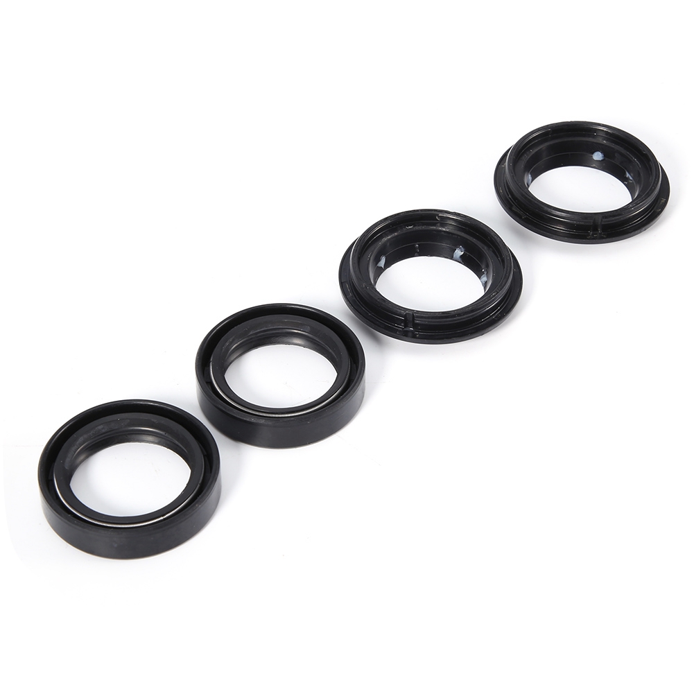 Honda Cb400 Gabelsimmerring-set: 33x46x11mm Öldichtungen, Staubkappe Und Faltenbälge, 4-teilig