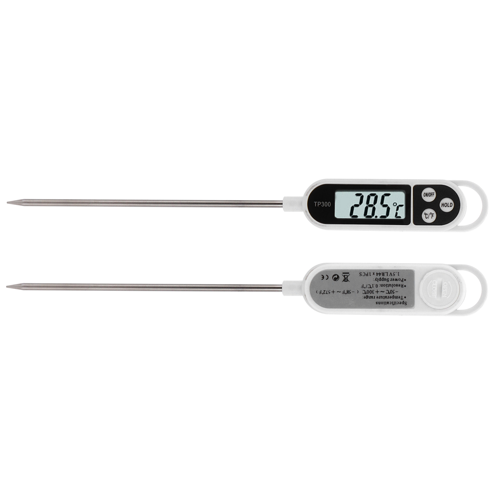 Digitales Lebensmittelthermometer Für Flüssigkeiten, Wasser, Babymilch, Öl, Temperaturmessung