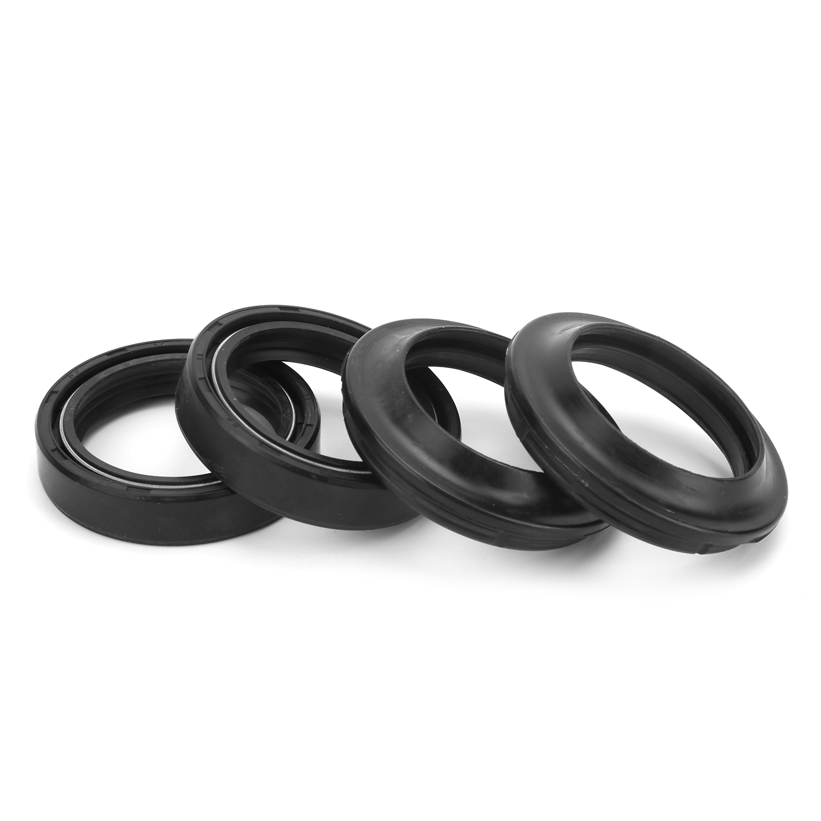 Yamaha Vorderradgabel-dichtungskappen 39x52x11mm, 4-teiliges Gummiset, Staubschutz Für Stoßdämpfer.