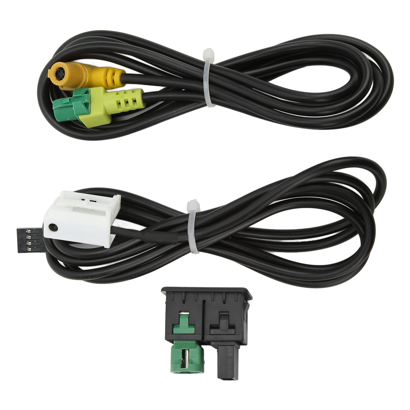 Usb-aux-adapterkabel Mit Schalter Für Rcd510 Rns315 Autoradios, Kompatibel Mit Vw B6 B7 Cc, Ersatzkabelstecker, Autoradio-zubehörset