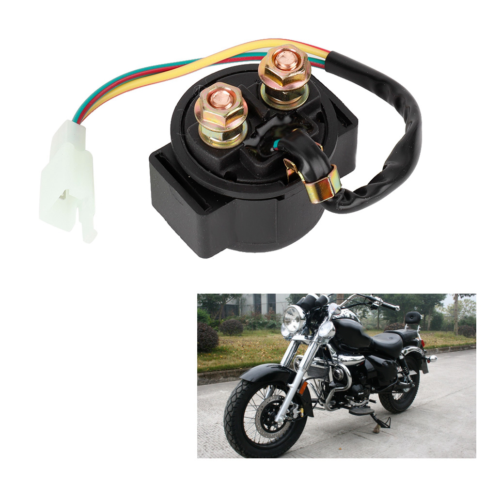 2-poliges Anlasserrelais Für Honda Atv 50cc 125cc 150cc 250cc, Kompatibler Magnetschalter, Motorrad-ersatzteil, 12v.