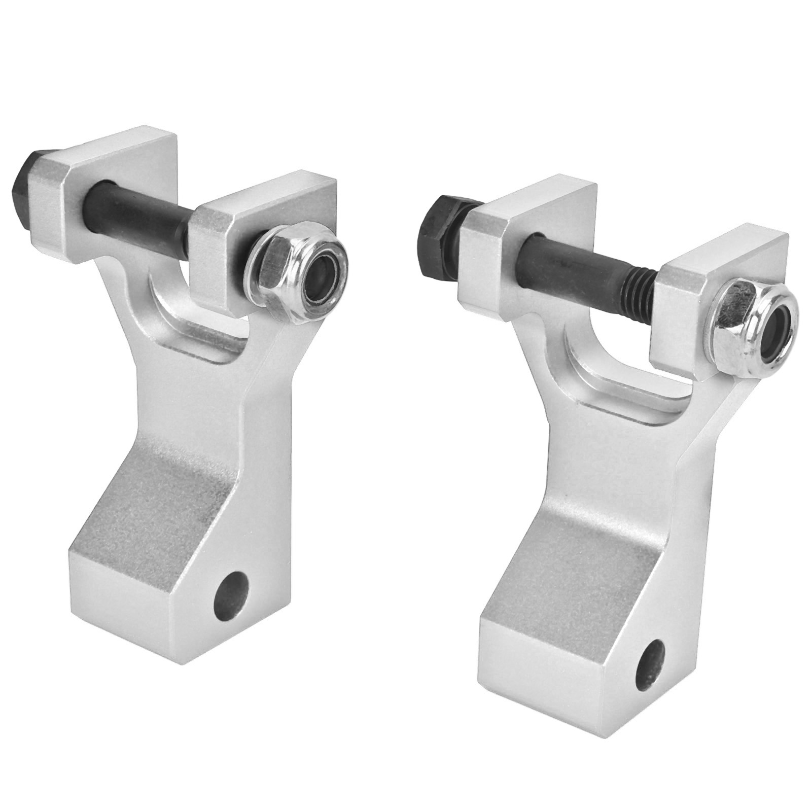 2-teiliger Atv-vorderachs-tieferlegungssatz, 3,5 Zoll, Aluminium, Passend Für Raptor 660, 660r, Yfm660r (2001–2005), Silber