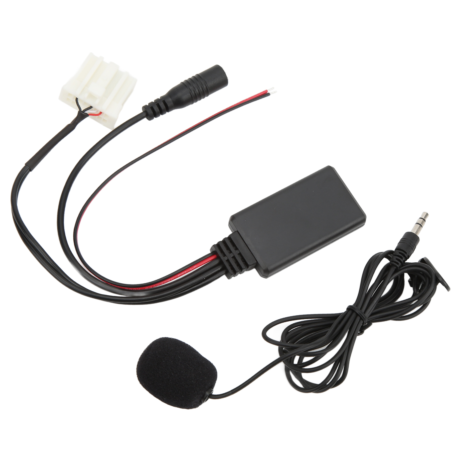 Iso Bluetooth 5.0 Adapter Mit Aux-eingang Und Freisprechmikrofon, Kompatibel Mit Mazda Mx5 Ab Baujahr 2006, Ersatzkabel Für Autoradios.