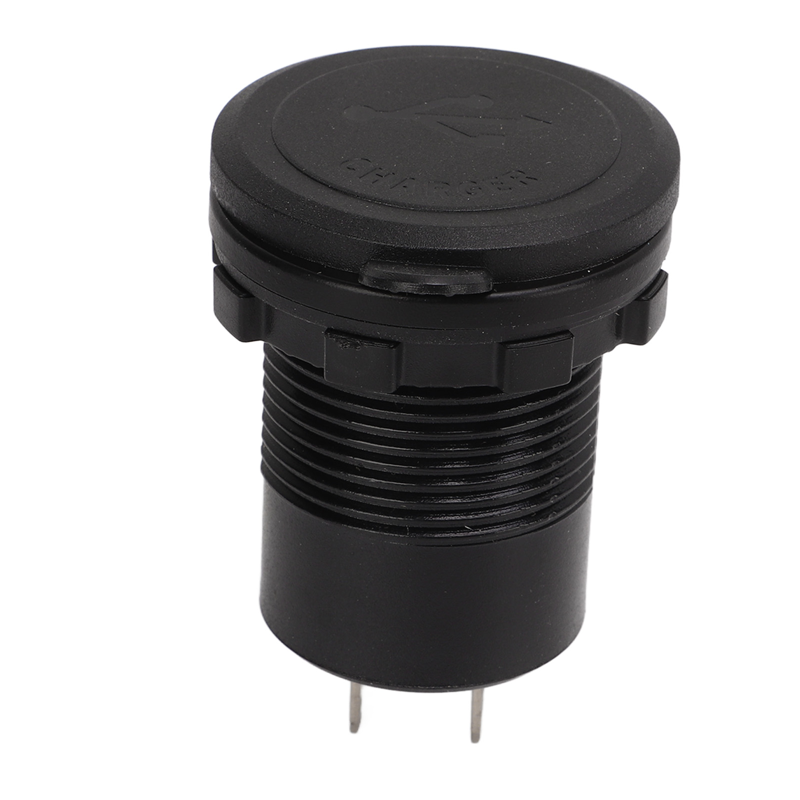Dual-port-qc3.0-usb-autoladegerät Mit Schnellladefunktion, Schalter Und Blauer Kontrollleuchte, 12–24 V, Universell Für Motorräder, Wohnmobile Und Fahrzeuge