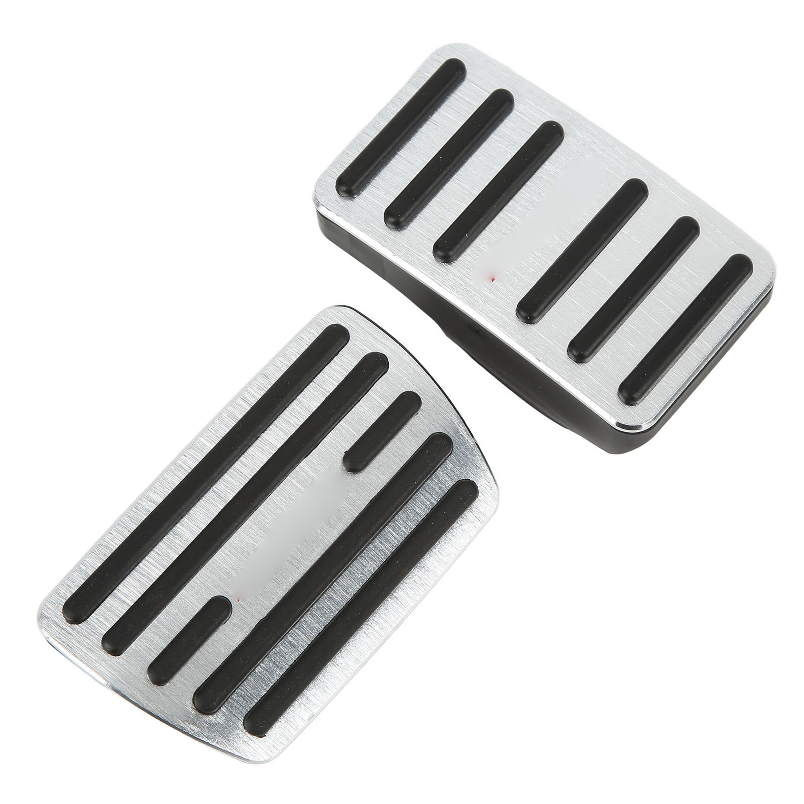 Set Aus 2 Rutschfesten Gas- Und Bremspedalen Für Honda Accord 10 (2018-2021), Silberne Fußstützenplatten, Ersatzteile.