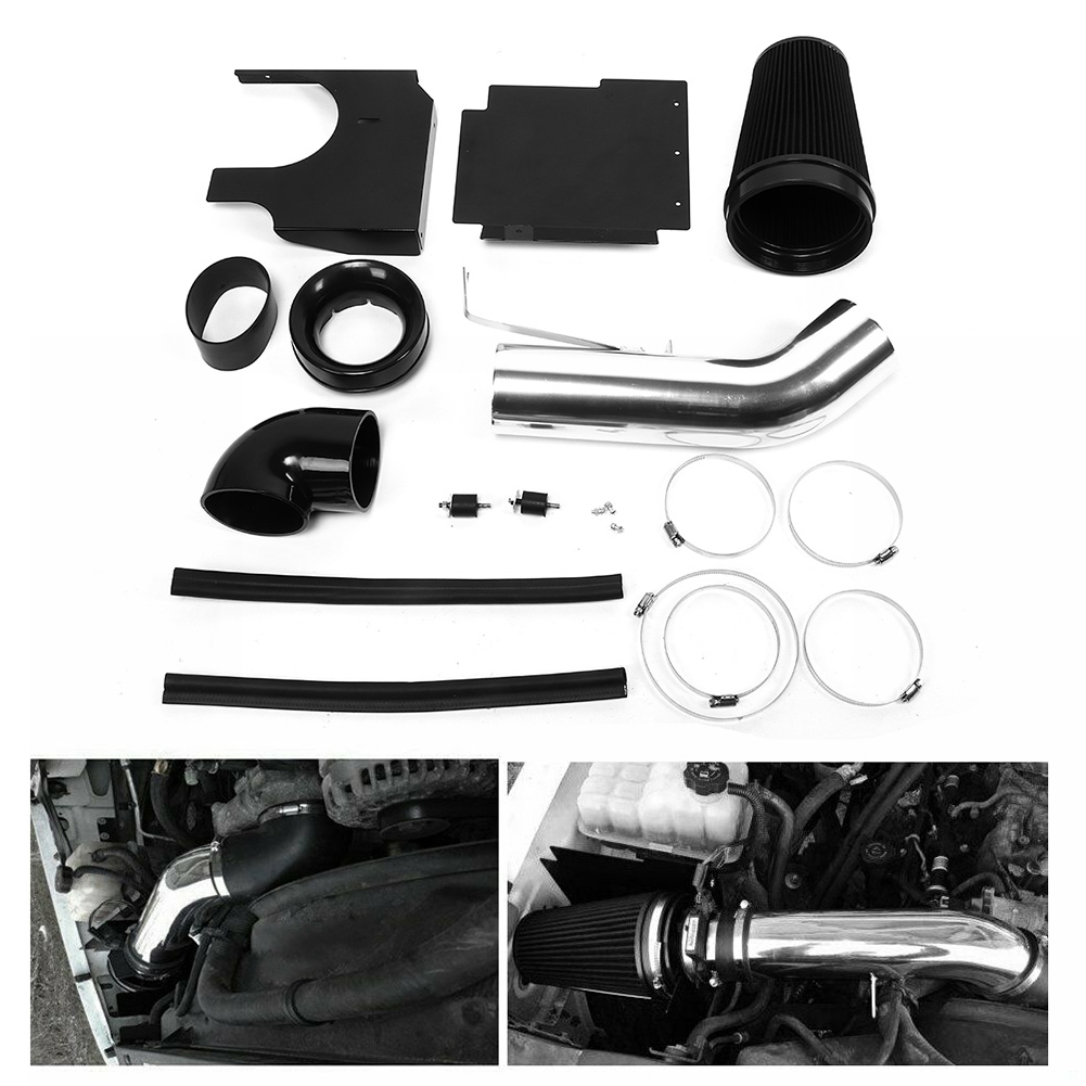 4-zoll-kaltluftansaugsystem-kit Mit Hitzeschutzblech, Passend Für Cadillac Escalade 5.3l Und 6.0l