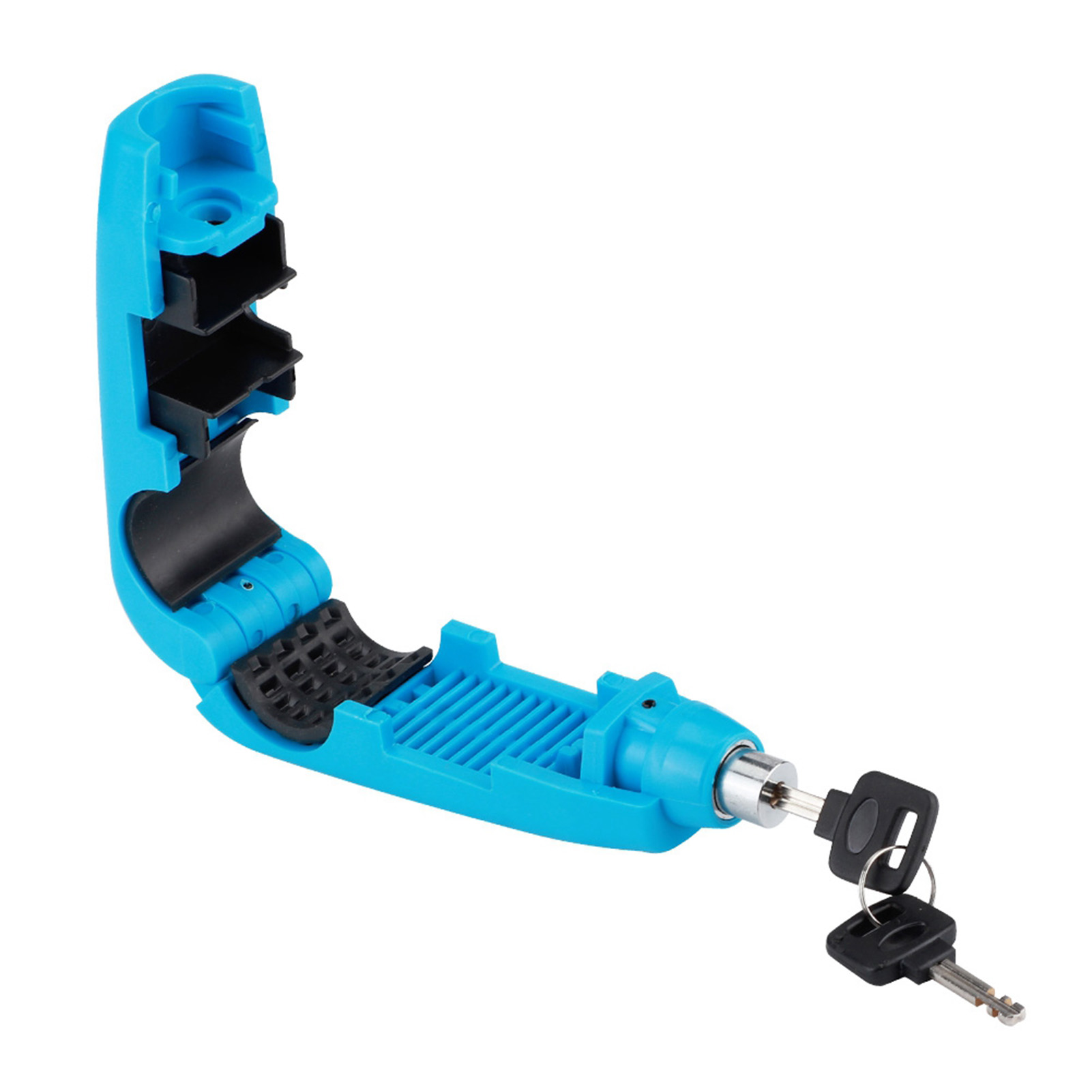 Lenker-sicherheitsschloss, Gasgriff, Diebstahlschutz, Universell Für Motorrad, Roller, Atv (blau)