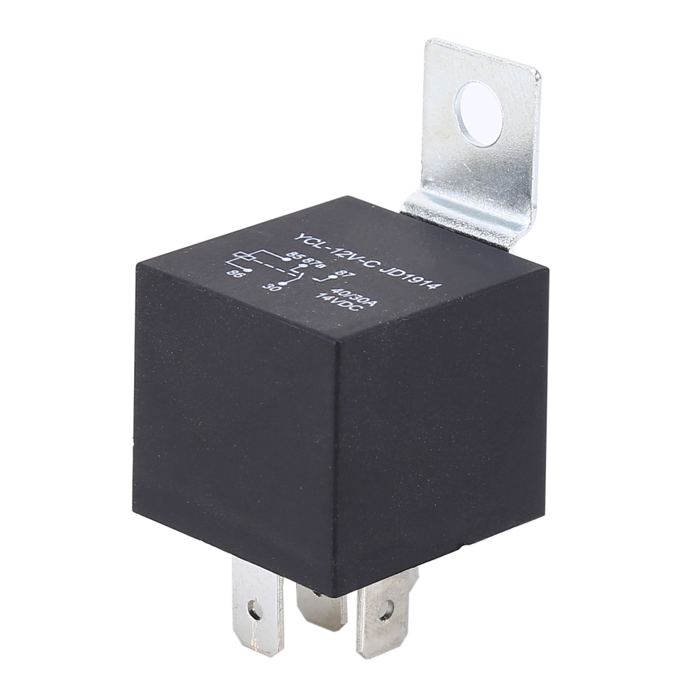 5er-pack 12v 40a Ampere-relais Mit Halterung, Spdt 5-polig 5-adrig, Gleichstromschalter Für Kfz, Neu