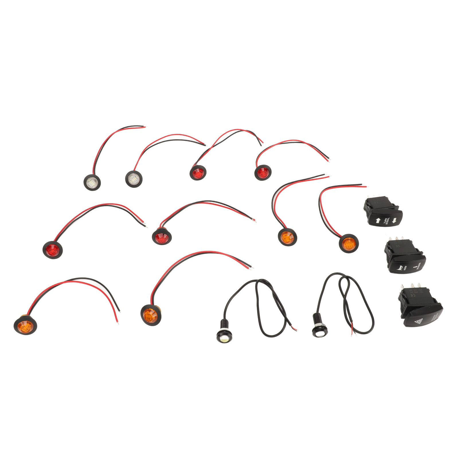 12v Utv-blinker-set Mit Relais Und Kabelbaum, Kippschalter, Kompatibel Mit Polaris Rzr Ranger Turbo, Direkter Ersatz