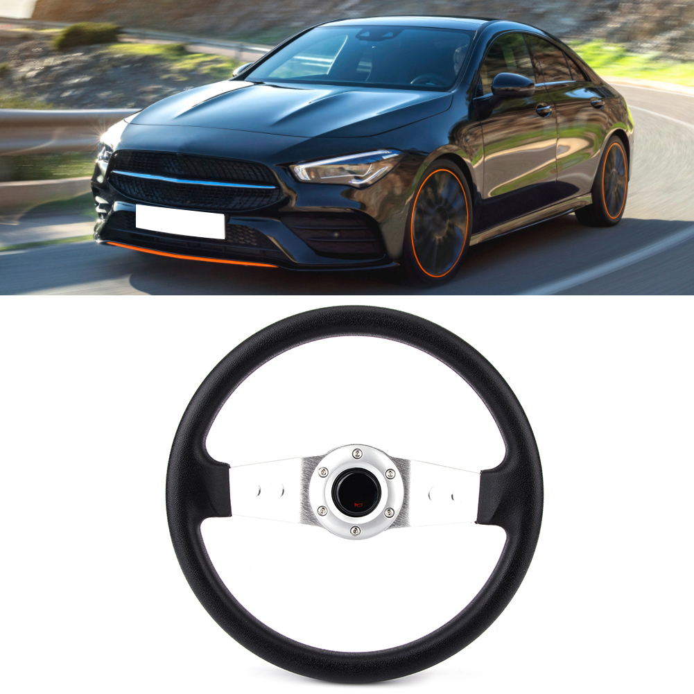 Stilvolles, Einzigartiges Universal-lenkradzubehör Für Autos, Autoteile, Schwarz Und Silber