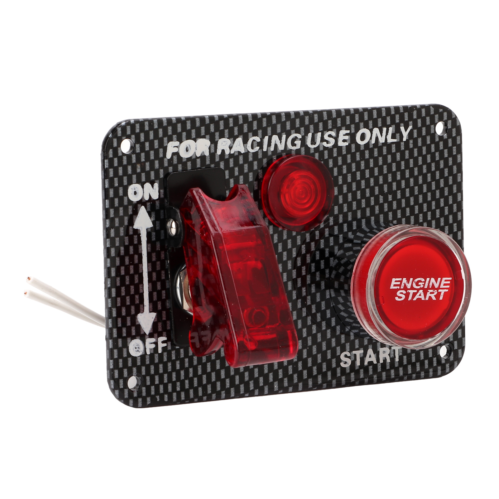 12v 40a Zündschalterpanel, Starterpanel Aus Carbon Und Aluminium, Universell Für Rennwagen