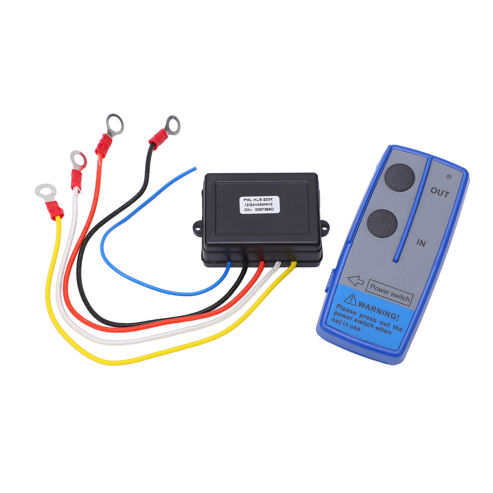 Kabellose Fernbedienung Für Seilwinde, 434-mhz-empfänger, 12 V/24 V, Universeller Griffschalter Für Pkw, Lkw, Quad, Suv